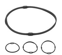 Collier De Détendeur De Plongée, Support De Collier De Détendeur De Plongée En Silicone, Collier En Silicone à Haute élasticité, Régulateur De Souffle, Accessoires De Fournitures, Noir(28.3 Inch)