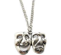 Collier de Drame, Bijoux de Drame, tragédie Comédie, Charme de Drame, Collier de Drame, Théâtre Durable Design