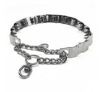 Collier De Dressage À Griffes pour Chien, Métal Collier De Dressage Réglable pour Gros Chien Animal Domestique, Collier Étrangleur Acier INOX Chaîne pour Chien (Size : 38-48cm in Diameter)