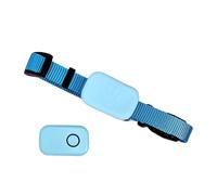 Collier de Dressage GPS pour Chien,Traqueur Compatible avec Tous Les appareils,Collier de Suivi pour Chien Étanche Résistant à l'eau et Rechargeable (Bleu Ciel)