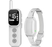 Collier de Dressage pour Chien - 1000 m de Portée, IP67 Étanche, 4 Modes (Lumière, Bip, Vibration, Choc), Double Canal avec Verrouillage de Sécurité, Adapté à Tous Les Chiens