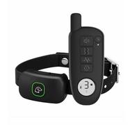 Collier de Dressage pour Chien 400M avec Chocs électriques 3 Modes de Dressage Perro Accessoires Cachorro Items Collier Anti-aboiement pour Chiens(Noir pour 1 Chien)