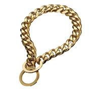 Collier de Dressage pour Chien | Chaîne de Collier Chien 86 cm,Chaîne Inoxydable Élégante Robuste Adaptée Cou 76cm Identification Animaux Grandes Petites Races Promenades Quotidiennes