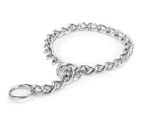 Collier de Dressage pour Chien Collier Étrangleur Réglable Chaîne Serpent en Métal pour Animaux Domestiques,3.5mm*60cm