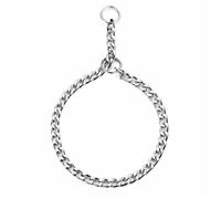 Collier de Dressage pour Chien Collier Étrangleur Réglable en Acier Solide Chaîne Serpent en Métal(L-4.0mmx60cm)
