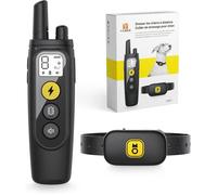 Collier De Dressage Pour Chien-Collier Rechargeable Électrique-3 Modes Bip/Vibration/Choc Électrostatique -Portée 1000 Mètres-Bout