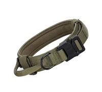 Collier de Dressage pour Chien, Sangle en Nylon Professionnelle, Protection du Cou, Collier Réglable pour Animaux de Compagnie, pour Chiens de Taille Moyenne et Grande (XL)