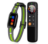 Collier de Dressage pour Chien, sans Choc et Sûr, Portée de 3000m, 3 Mode BIP, Boost Vibration, Conforme Nouvelle Loi Bien-Être Animal, IP67 Résistant à L’Eau, pour Chiens de Toutes Tailles