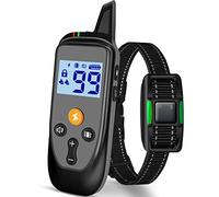 Collier de Dressage pour Chiens, IHPUKIDI Collier Électrique Chien avec, 3 Mode de Formation Bip Vibration Choc, Portée de 1000m Étanche IP67 avec Verrouillage de Sécurité pour Petit Grand Chien
