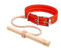 Collier de dressage pour chiens | Limiteur de vitesse avec barre et corde, collier de soin pour chien | Pour intérieur et extérieur, maison, rue, jardin, promenade, parc
