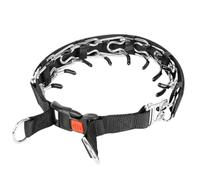 Collier de Dressage réglable en Acier Inoxydable for Chien, Collier Anti-Traction, avec revêtement en Nylon bravecto Chien(with Rubber Tips,S 2.5mm x35cm)