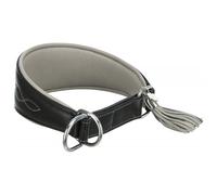 TRIXIE Active Komfort 18960 Collier pour lévriers Taille XS : Tour de Cou 21 à 26 cm/40 mm en Noir - Collier Extra Large pour très Petits Chiens, protège la région de la Gorge, avec Rembourrage