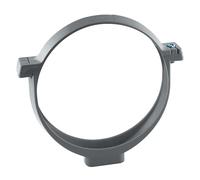 Collier de fixation à bride PVC 125mm gris Fitt, lot de 2