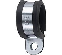 Collier de fixation acier galvanisé et profilé PVC HellermannTyton