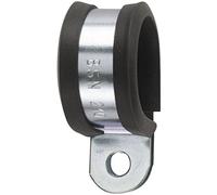 Collier de fixation acier galvanisé et profilé PVC HellermannTyton AFCS40 166-50606