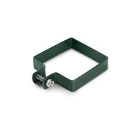 Collier de fixation carré 60 x 60 mm pour portillon grillagé Vert