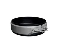 Collier de fixation pour conduit de raccordement avec joint EPDM, max. 120°C - simple paroi - eka complex E 300 mm