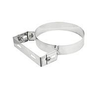 Collier de fixation robuste en acier inoxydable réglable pour conduit de cheminée (Ø 250 mm)