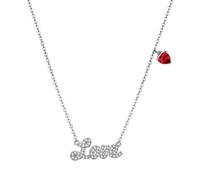 Collier de Lettre d'amour Vrai