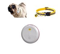 Collier de localisateur pour chiens sans abonnement, étiquette intelligente avec couverture améliorée, fonctionne sans interruption avec l'application Trouver mon, pas de frais mensuels, pas GPS, iOS