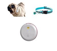 Collier de localisateur pour chiens sans abonnement, étiquette intelligente avec couverture améliorée, fonctionne sans interruption avec l'application Trouver mon, pas de frais mensuels, pas GPS, iOS