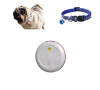 Collier de localisateur pour chiens sans abonnement, étiquette intelligente avec couverture améliorée, fonctionne sans interruption avec l'application Trouver mon, pas de frais mensuels, pas GPS, iOS
