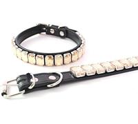Collier de luxe en strass pour petit chien, accessoire pour chihuahua, collier tendance pour bouledogue français, chaîne carlin