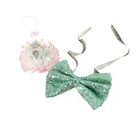 Collier de mariage à paillettes pour animaux de compagnie, costume pour chien, nœud papillon, collier en tulle pour chats avec jolies couronnes de princesse en tulle