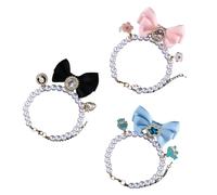 Collier de mariage en forme de chats clouté avec perles en cristal pour mariage, accessoires photo de mariage