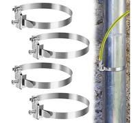 Collier de Mise à la Terre en Acier Inoxydable Galvanisé(4Pcs, 8-120mm)