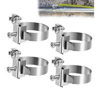 Collier de Mise à la Terre en Acier Inoxydable Galvanisé(4Pcs, 8-52mm)