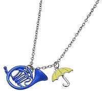 Collier De Mode Nouveau Comment J'Ai Rencontré Votre Mère Parapluie Jaune Bleu Corne Française Pendentif Pour Maman Fête Mères Véritable Amour Bijoux Cadeau Mode Pendentif Cadeau Pour Hommes Femmes