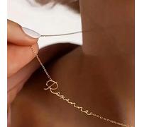 Collier de mode personnalisé couleur or, luxueux et charmant, convient comme cadeau d'anniversaire/d'anniversaire/de fête pour le couple, l'ami ou la famille, noir, argent, or, élégant, coloré, vintag