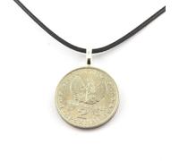 Collier de monnaies Grèce 2 drachmes Dictature des colonels - Constantin II