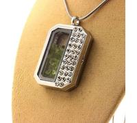 Collier de péridot brut
