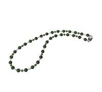 Collier de Perle de Chrysoprase argenté Montre aux Gens Blancs, Sens avancé des Bijoux perlés