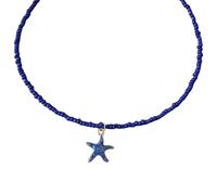 Collier de perles artistiques en forme d'étoile de mer pour femmes et filles, accessoire portable pour ajouter une touche d'élégance à toutes les tenues, collier de fête de mariage, taille unique