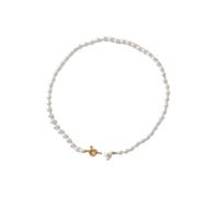 Collier de perles d'amour de l'impératrice veuve Xi, mode féminine, simple et polyvalent, chaîne rétro pour clavicule, One Size