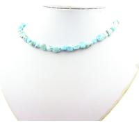 Collier de perles de larimar de la République dominicaine