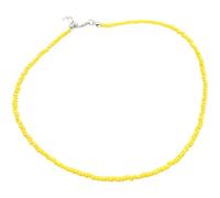 Collier de perles de rocaille pour femme, collier de plage bohème réglable, pour un usage quotidien