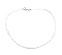 Collier de perles de rocaille réglable pour femme Style plage, Perle + métal, Pas de gemme