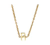 Collier de perles doré avec les initiales d'un prénom féminin à la mode est un cadeau pour les femmes, les adolescentes, les femmes, 1cm, Métal