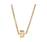 Collier de perles doré avec les initiales d'un prénom féminin à la mode est un cadeau pour les femmes, les adolescentes, les femmes, 1cm, Métal