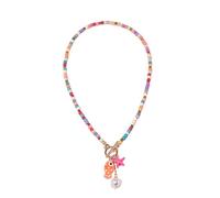 Collier de perles en céramique convivial présentant des motifs de vie marine dans plusieurs combinaisons de couleurs pour les créateurs de tendances Accessoire de perles tendance, taille unique, Comme
