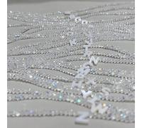 Collier de perles en cristal artificiel transparent brillant argenté, collier ras-du-cou en coquillage avec 26 lettres, pour femmes L,M,S,H,A,T,O,X,B,C,D,E,F,G,I,J,K,N,P,Q,R,U,V,W,Y,ZCristal artificie