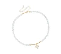 Collier de perles en cristal romantique en forme de cœur fait à la main pour porte-clés bijou de sac à main adapté pour les cadeaux et la collection individuelle collier d'usure quotidienne, taille