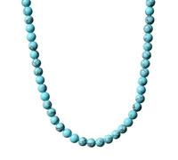 Collier De Perles En Pierre Naturelle De 6 Mm Pour Femmes Et Hommes, Collier Ras Du Cou Réglable En Pierres Précieuses Rondes Colorées De Style Bohème, Bijoux Faits À La Main En Cristal De Gué