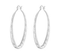 Collier de perles et boucles d'oreilles en argent sterling 925 massif, boucles d'oreilles créoles bijoux de mariage nobles boucles d'oreilles pour femmes, taille unique, Cuivre, Pas de gemme