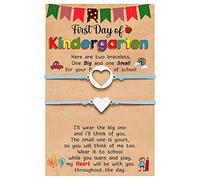 Collier de perles fantaisie long jour d'école bracelet maman et moi bracelets pour mère, filles, garçons, collier femme, taille unique, Métal, Pas de gemme