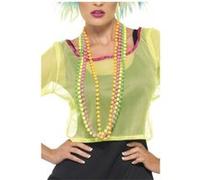Collier De Perles Fluo 4 Couleurs - Multicolores multicolores G